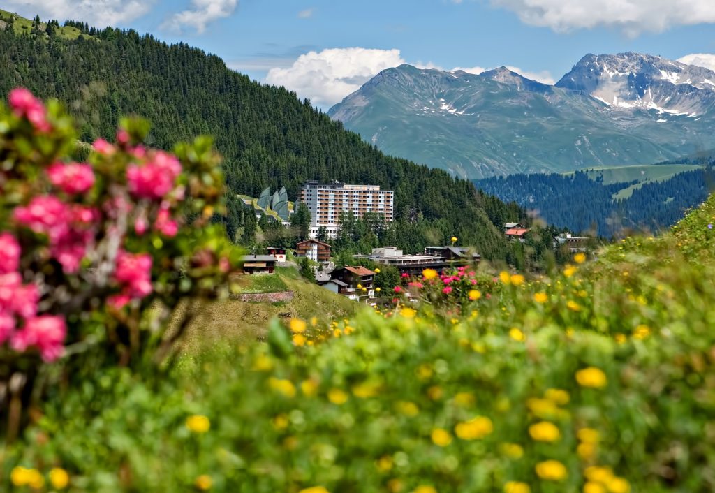 Tschuggen Grand Hotel - Arosa, Switzerland - Summer View
