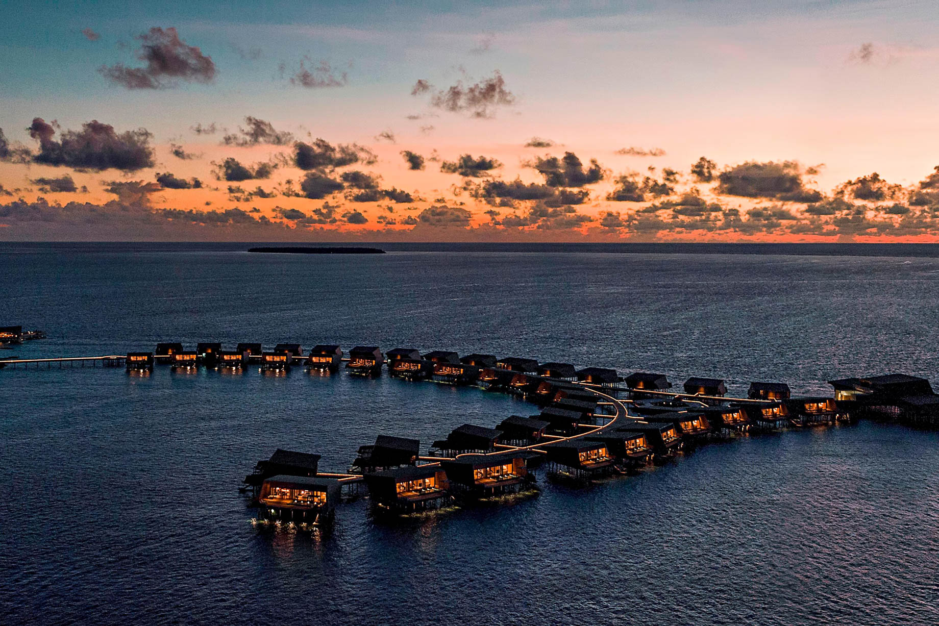 The St. Regis Maldives Vommuli Resort – Dhaalu Atoll, Maldives – Sunset Overwater Villas