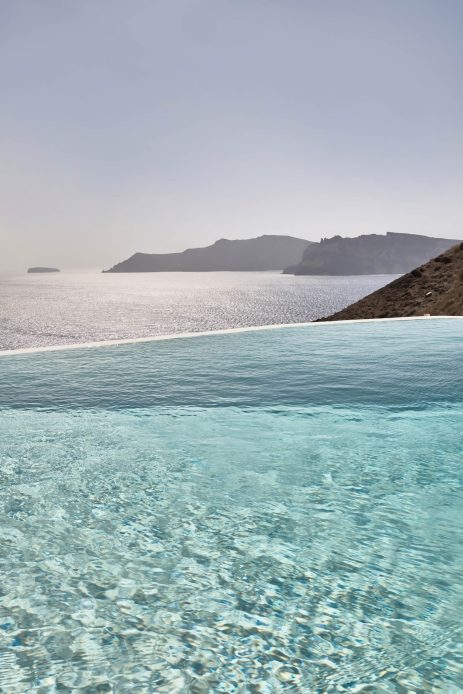 Mystique Hotel Santorini – Oia, Santorini Island, Greece - Clifftop Infinity Pool Ocean View