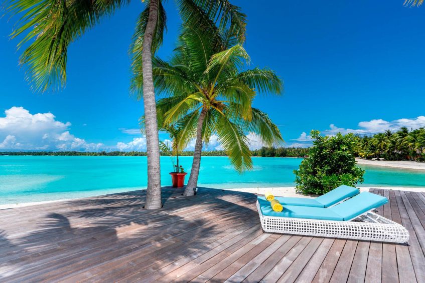 The St. Regis Bora Bora Resort - Bora Bora, French Polynesia - Royal Estate Beachfront Deck