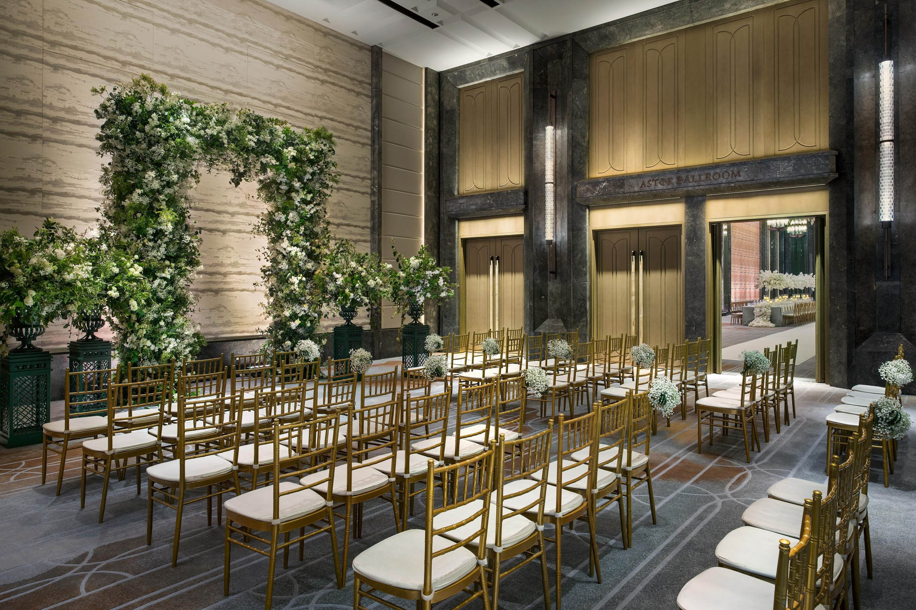 The St. Regis Hong Kong Hotel - Wan Chai, Hong Kong - Astor Ballroom Pre Function Area Wedding Ceremony