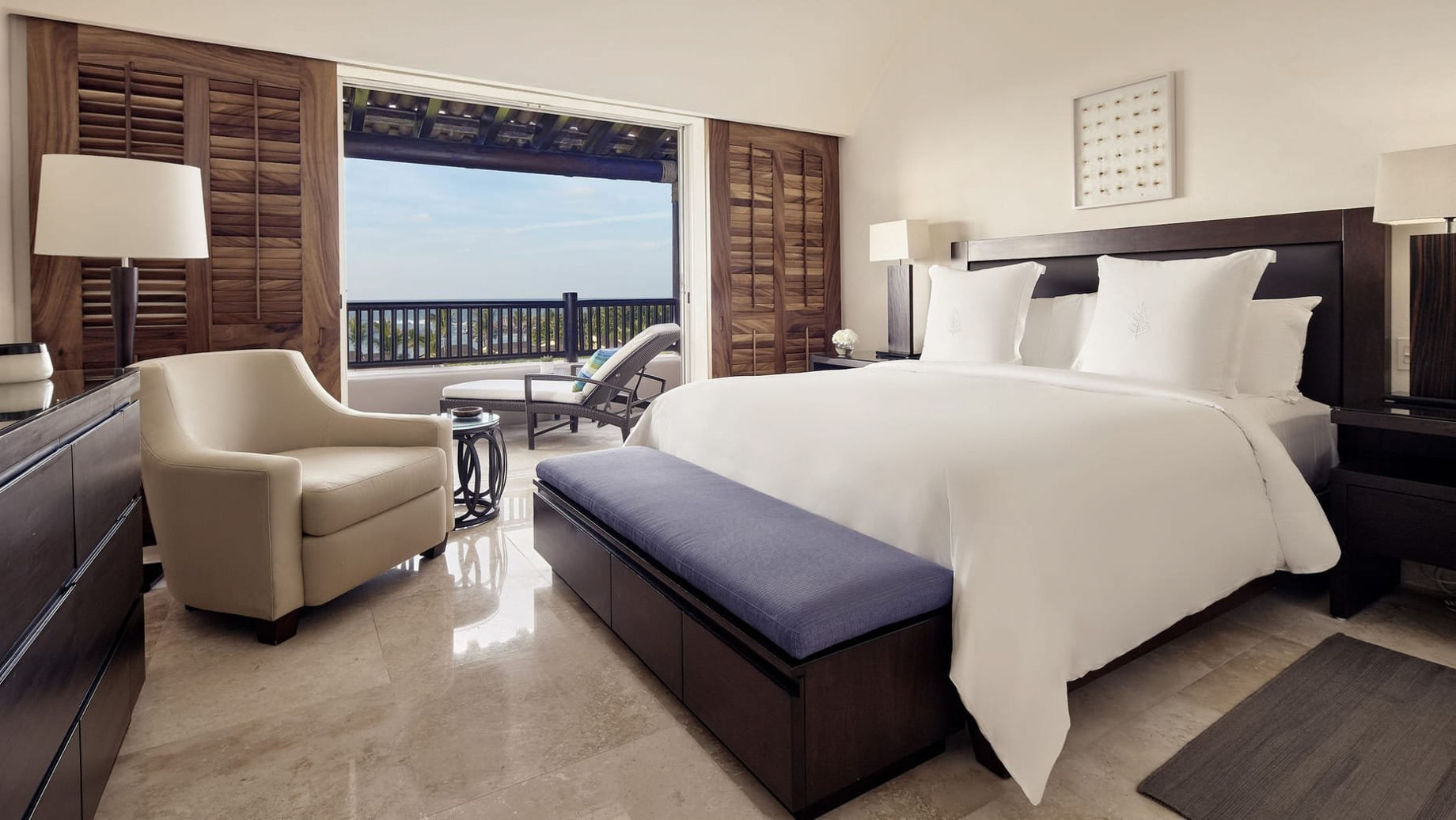 Four Seasons Resort Punta Mita – Nayarit, Mexico – Ocean View Penthouse Bedroom and Sitting Area