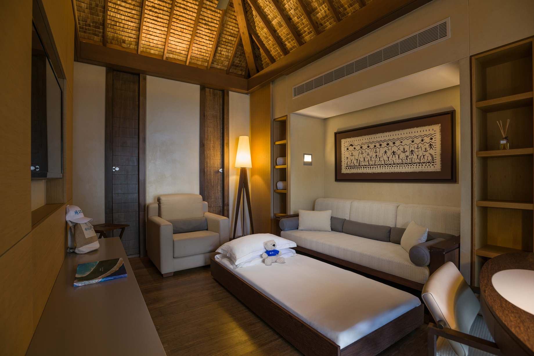 The Brando Resort - Tetiaroa Private Island, French Polynesia - 3 Bedroom Beachfront Villa Flex Room
