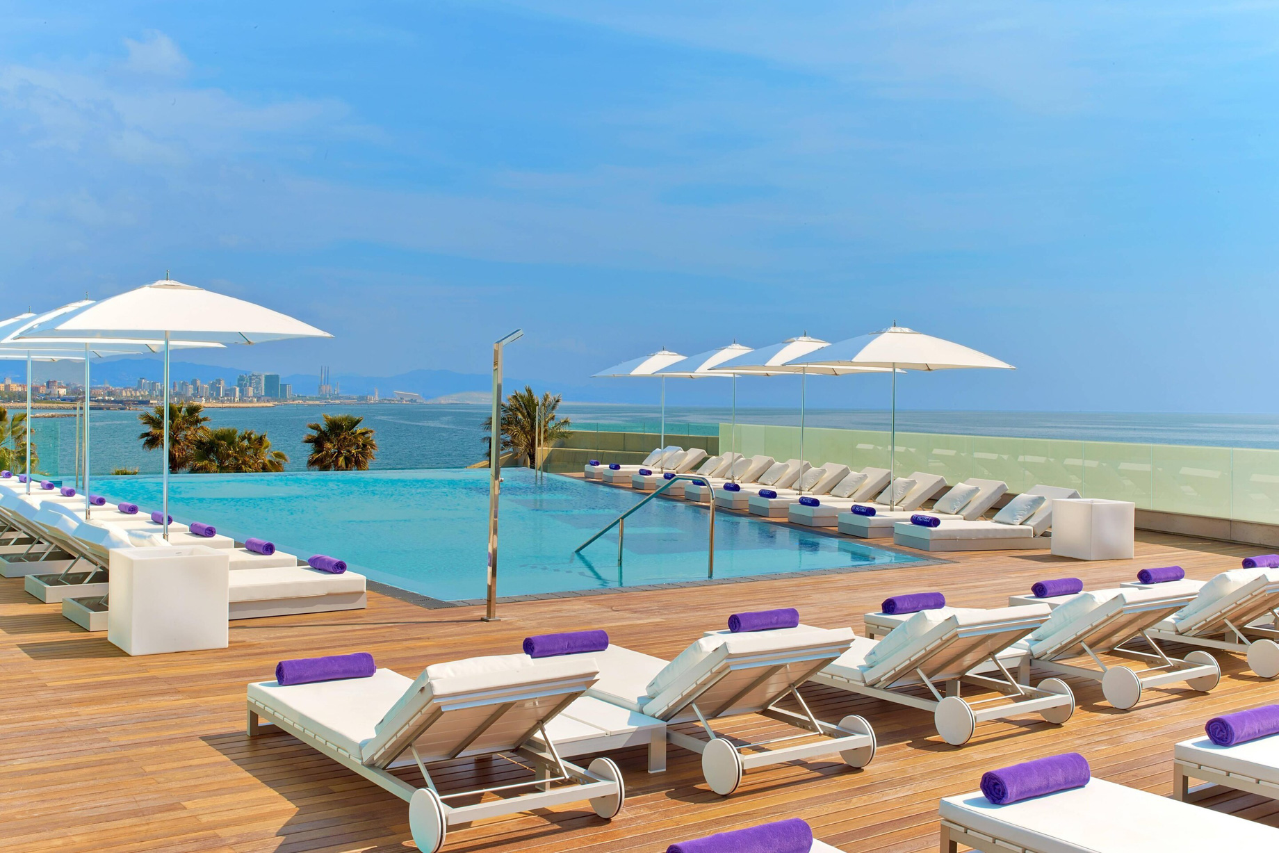 W Barcelona Hotel – Barcelona, Spain – Sun Deck and Terrace