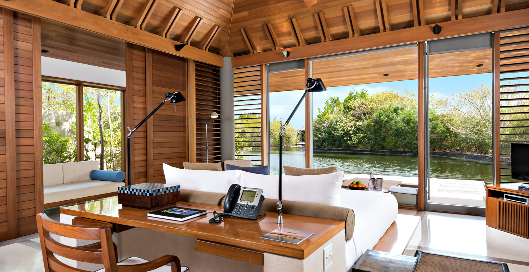 Amanyara Resort – Providenciales, Turks and Caicos Islands – Villa Bedroom Water View