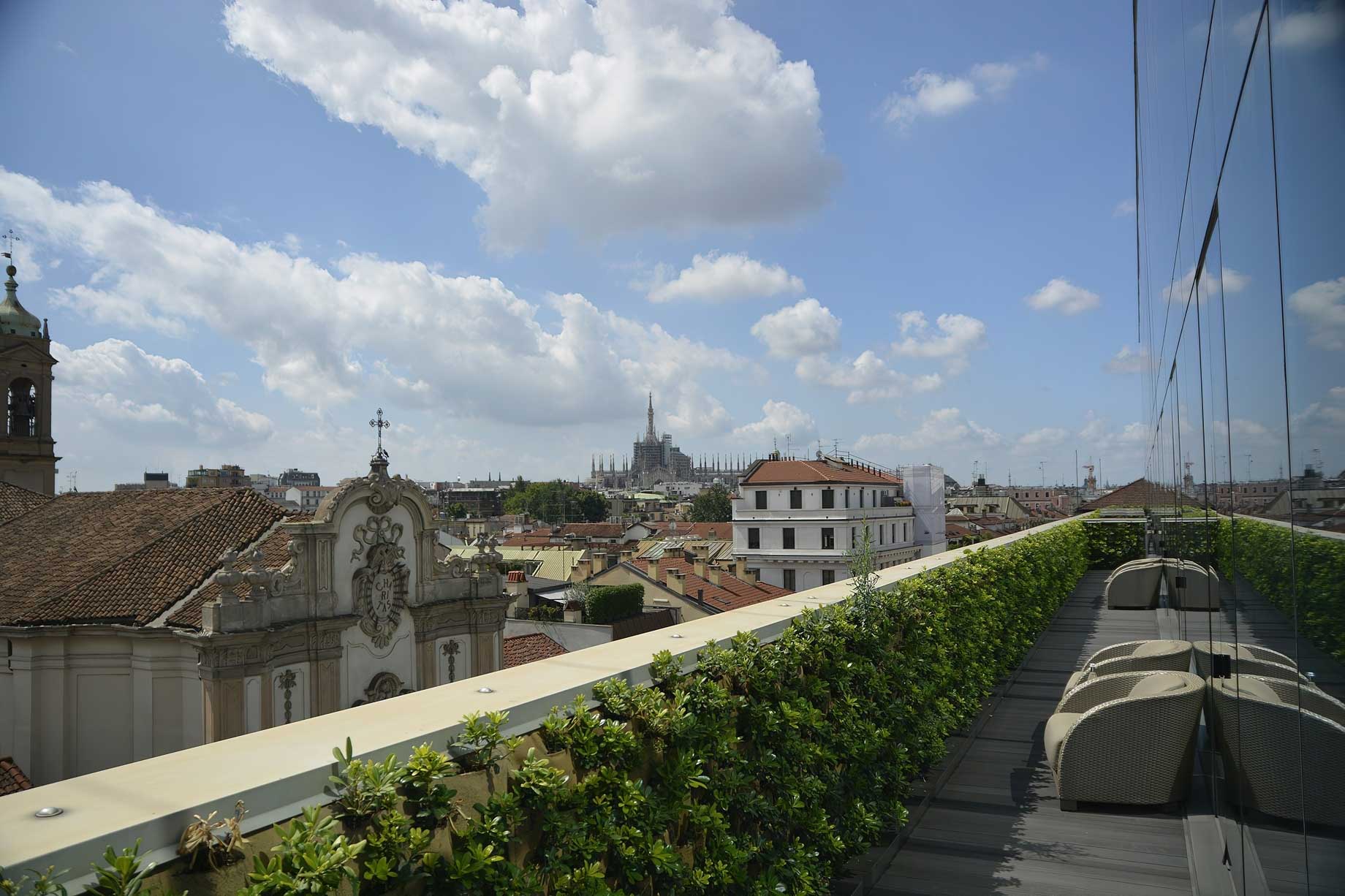 145 – Armani Hotel Milano – Milan, Italy – Armani Premiere Terrace Room View