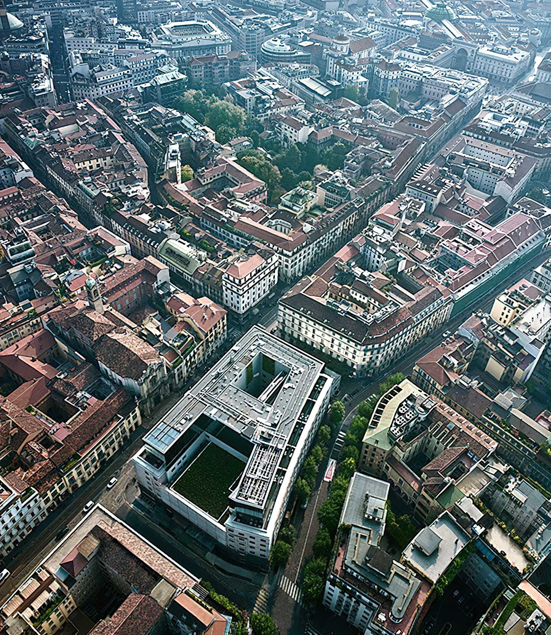 146 – Armani Hotel Milano – Milan, Italy – Armani Hotel Aerial View