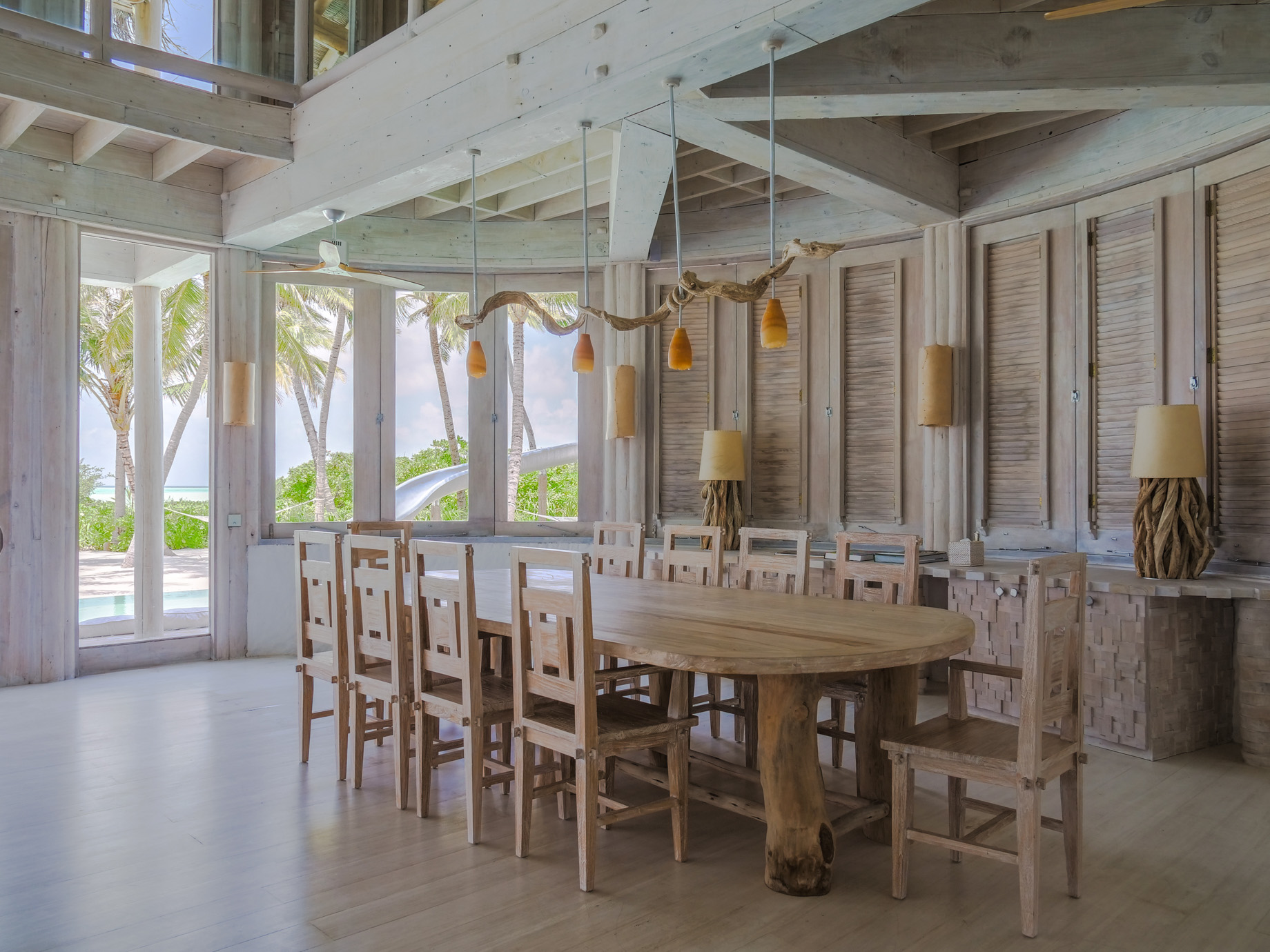 Soneva Jani Resort – Noonu Atoll, Medhufaru, Maldives – 4 Bedroom Island Reserve Villa Dining Table