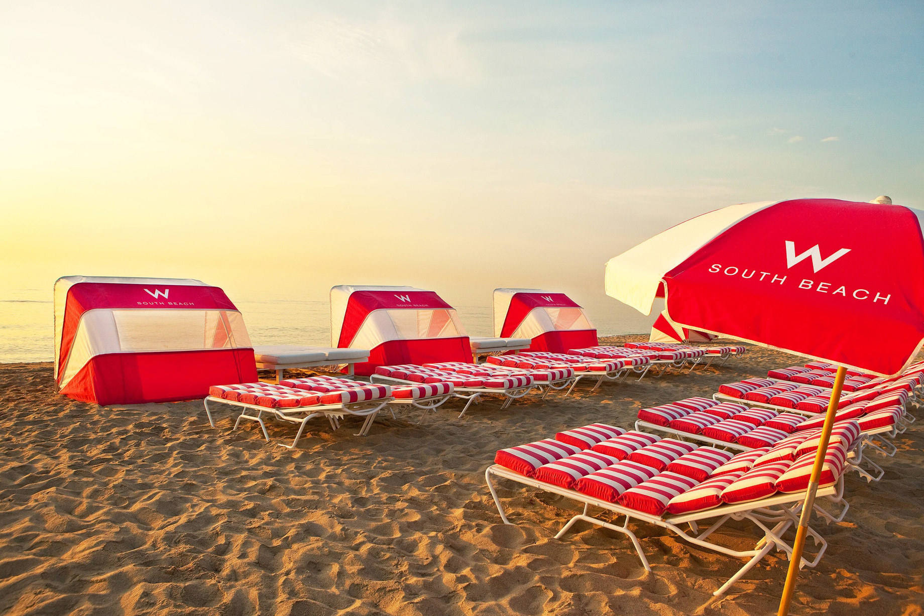 W South Beach Hotel – Miami Beach, FL, USA – SAND Beach Chairs