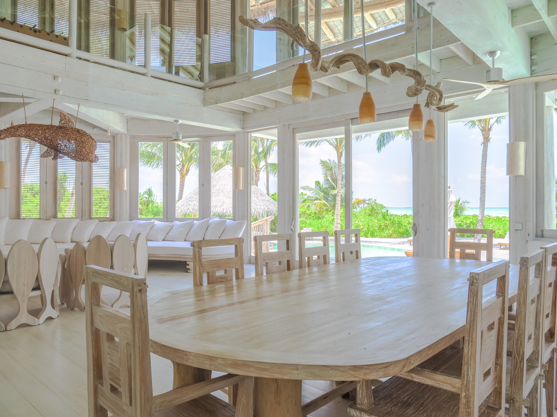 Soneva Jani Resort – Noonu Atoll, Medhufaru, Maldives – 4 Bedroom Island Reserve Villa Living Area