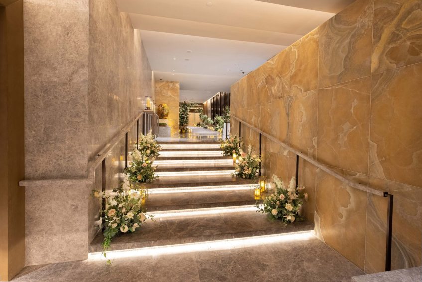 The St. Regis Hong Kong Hotel - Wan Chai, Hong Kong - Skybridge Stairs Wedding Registration