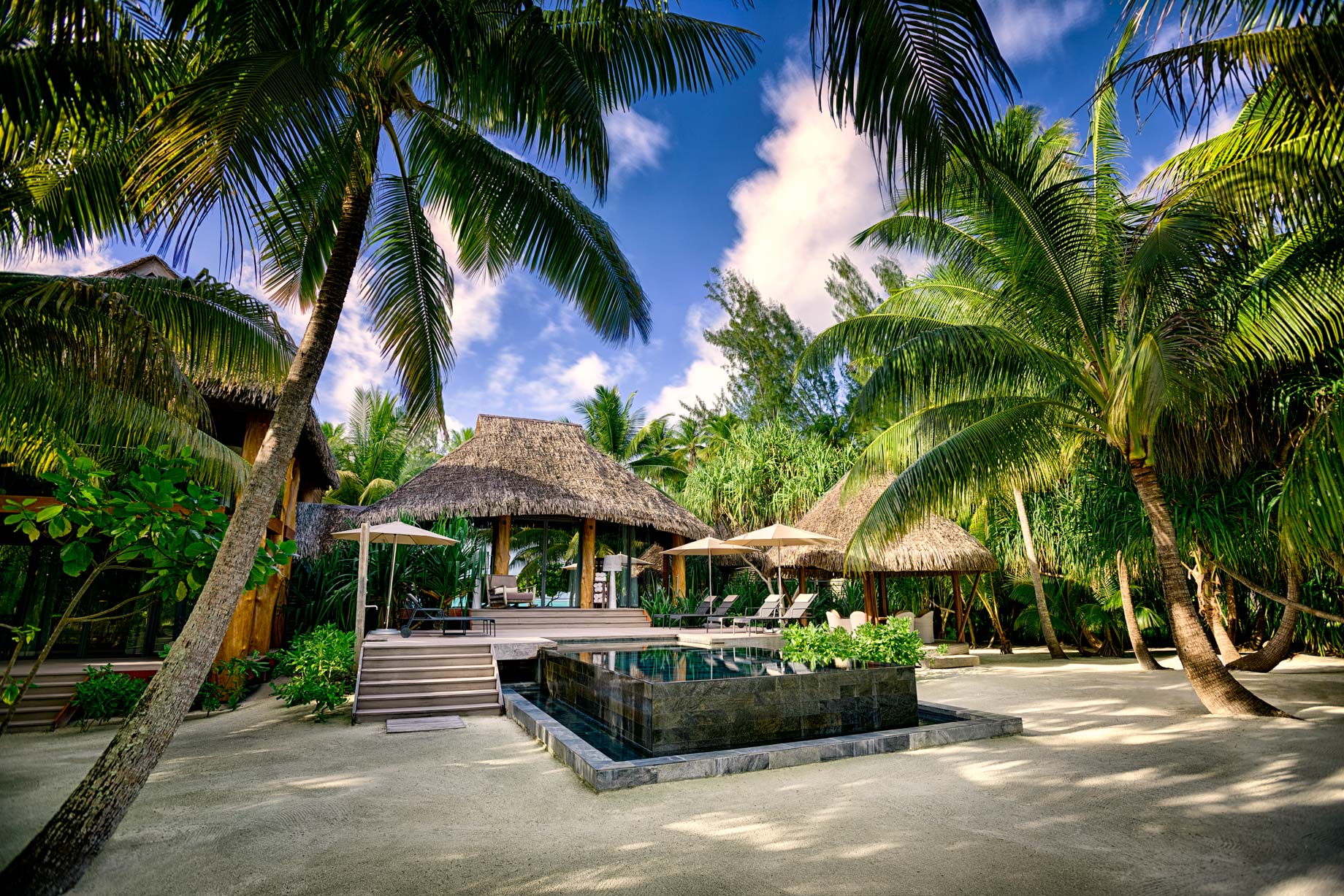 The Brando Resort – Tetiaroa Private Island, French Polynesia – 3 Bedroom Villa Exterior Pool