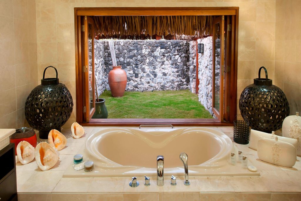 The St. Regis Bora Bora Resort - Bora Bora, French Polynesia - Royal Estate Master Bathroom