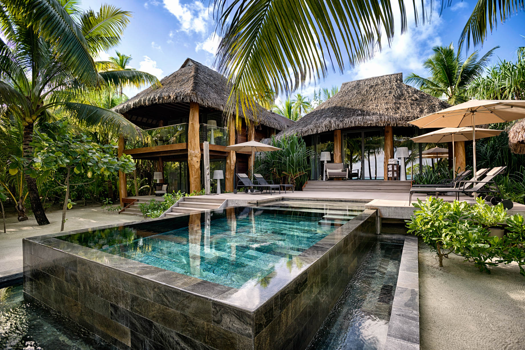 The Brando Resort – Tetiaroa Private Island, French Polynesia – 3 Bedroom Villa Exterior Pool