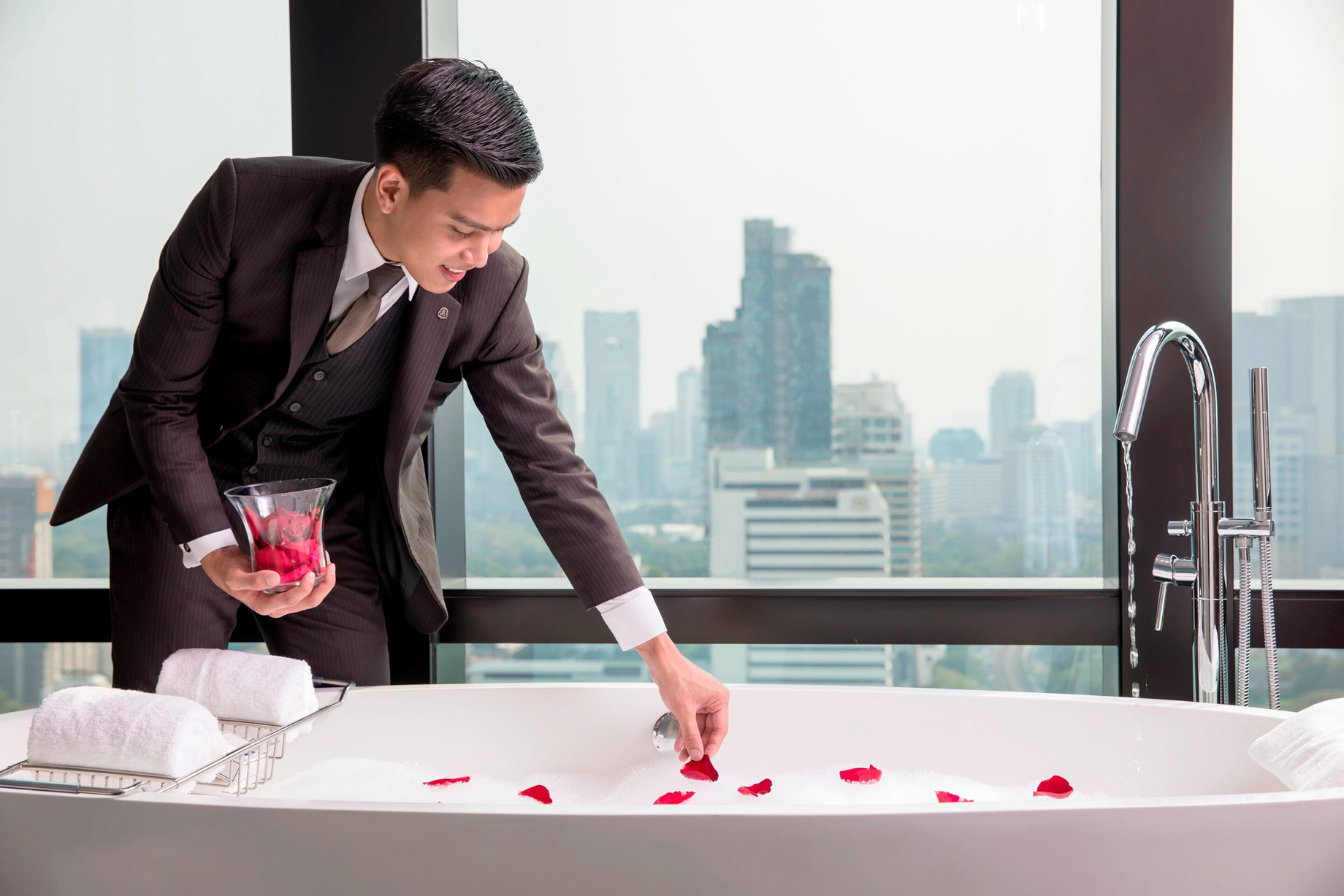 The St. Regis Bangkok Hotel – Bangkok, Thailand – Butler Service Bubble Bath
