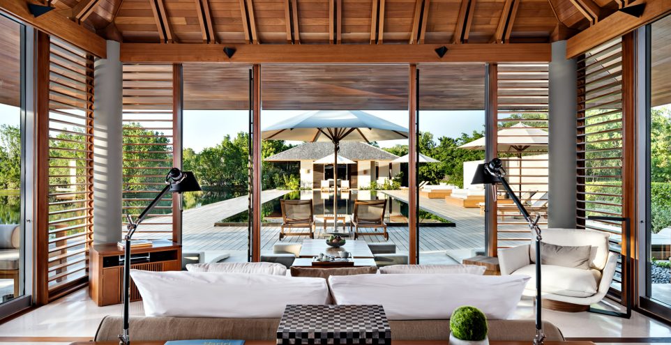Amanyara Resort - Providenciales, Turks and Caicos Islands - Villa Bedroom Pool View