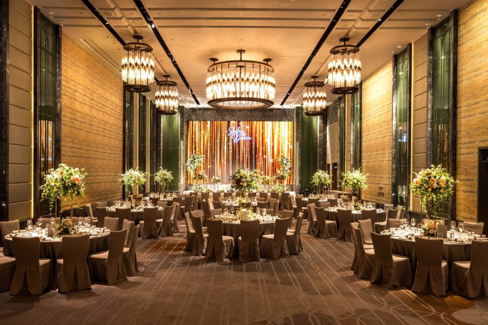 The St. Regis Hong Kong Hotel - Wan Chai, Hong Kong - Astor Ballroom Elegant Wedding Banquet