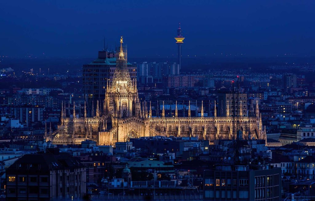 151 - Armani Hotel Milano - Milan, Italy - Milan Cathedral Night View