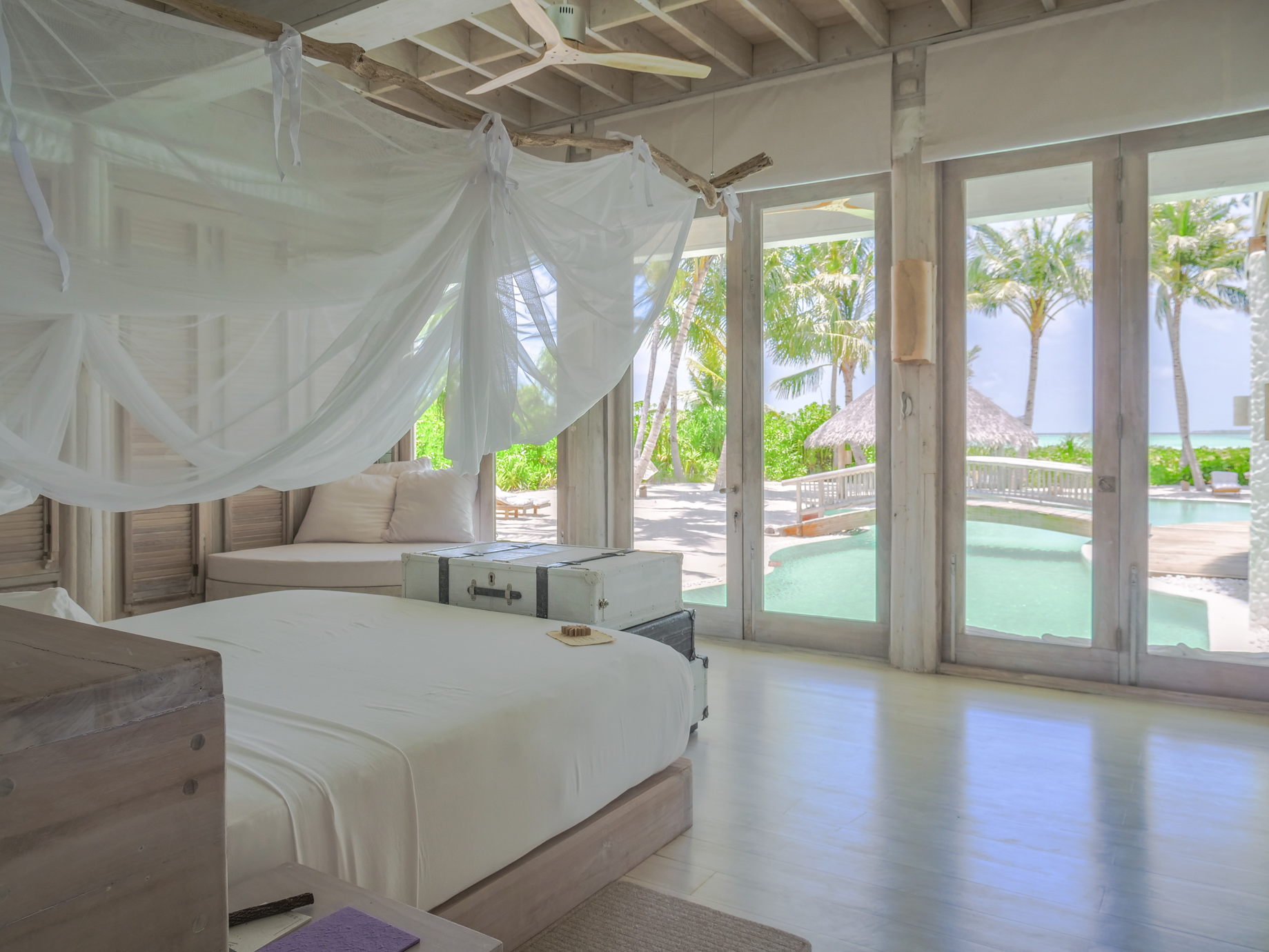 Soneva Jani Resort - Noonu Atoll, Medhufaru, Maldives - 4 Bedroom Island Reserve Villa Bedroom