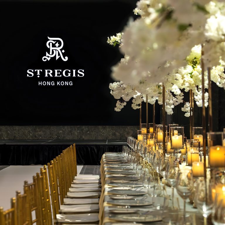 The St. Regis Hong Kong Hotel – Wan Chai, Hong Kong – St. Regis Hong Kong Banquet Table