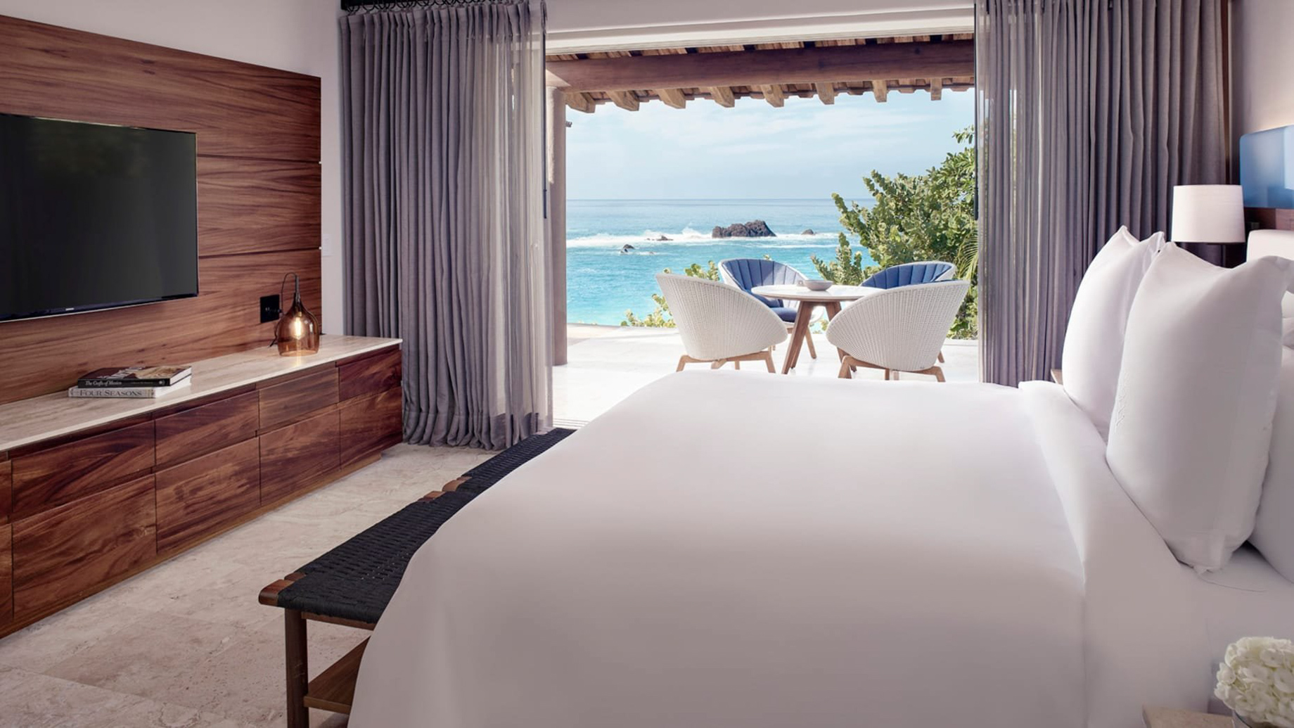 Four Seasons Resort Punta Mita - Nayarit, Mexico - Oceanfront Plunge Pool Suite Bedroom