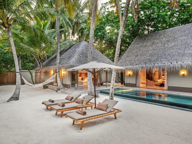 JOALI Maldives Resort - Muravandhoo Island, Maldives - Poolside Beach Chairs