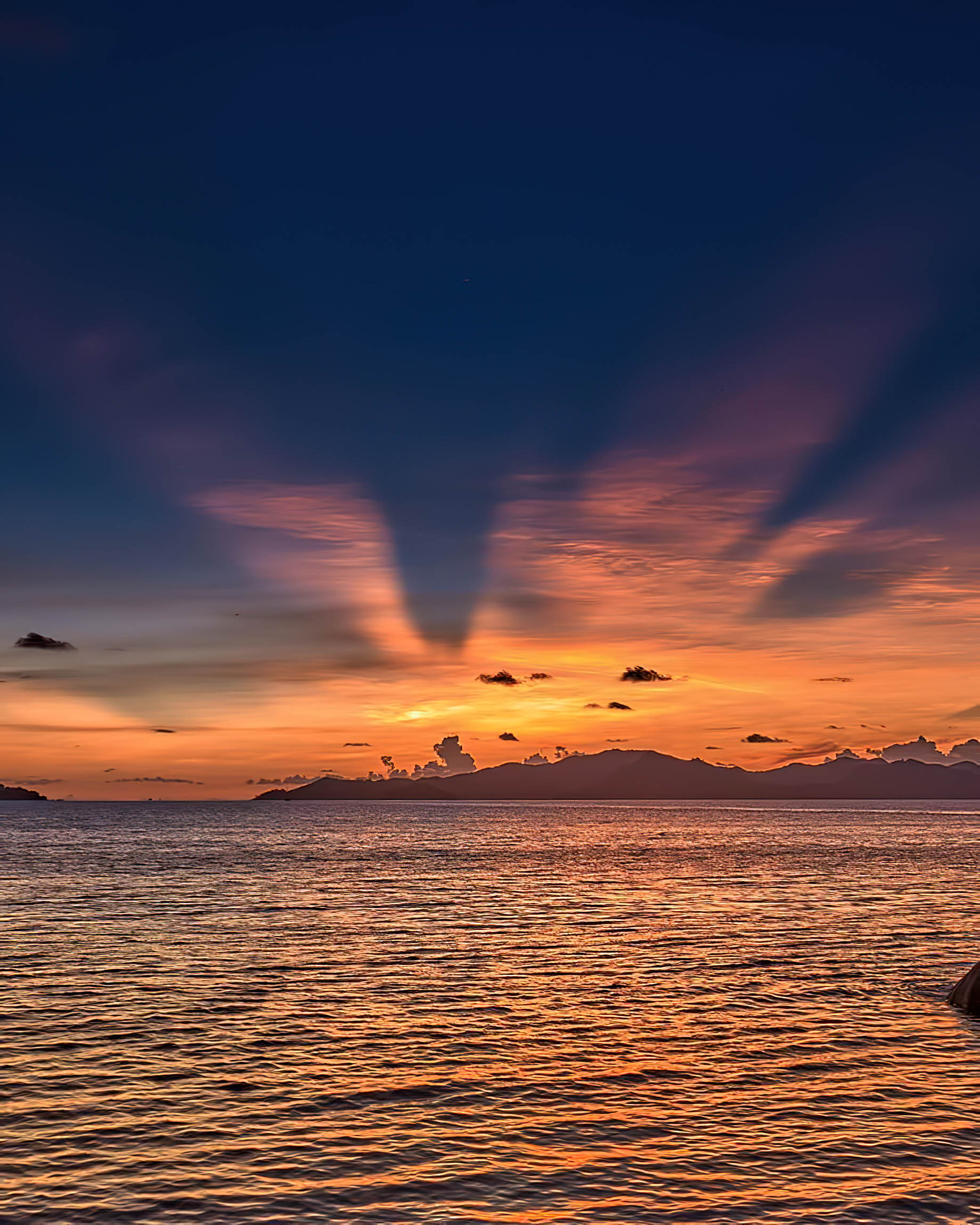 Six Senses Zil Pasyon Resort - Felicite Island, Seychelles - Oceanview Sunset
