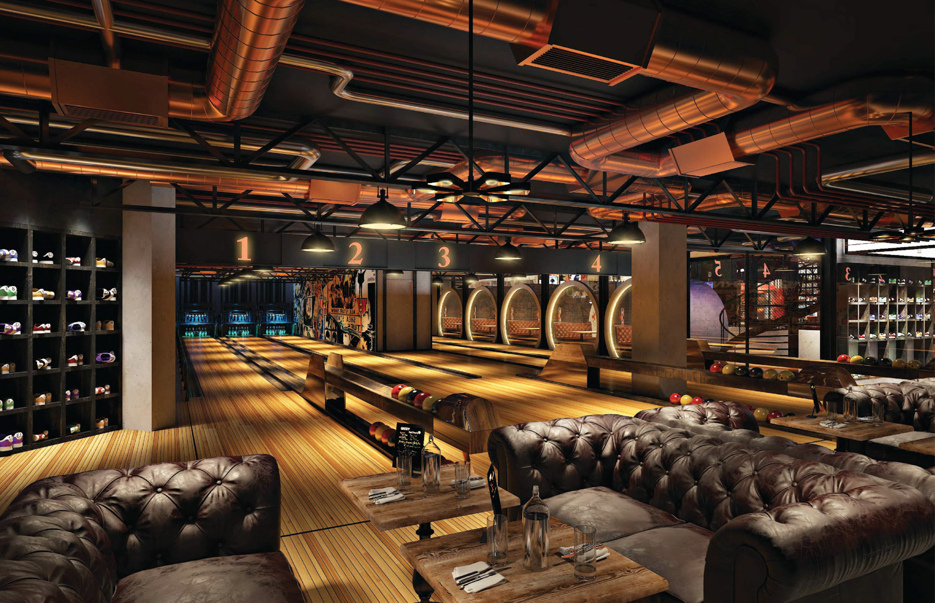 Atlantis The Palm Resort – Crescent Rd, Dubai, UAE – Wavehouse Bowling