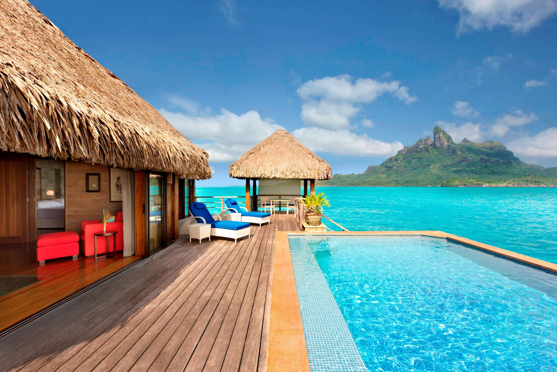 The St. Regis Bora Bora Resort – Bora Bora, French Polynesia – Royal Overwater Otemanu Villa with Pool