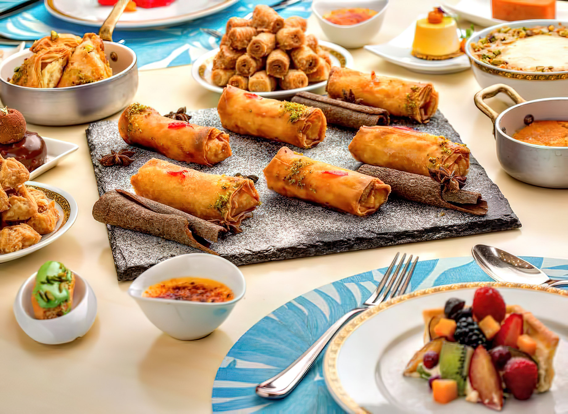 Palazzo Versace Dubai Hotel - Jaddaf Waterfront, Dubai, UAE - Inspired Culinary Cuisine