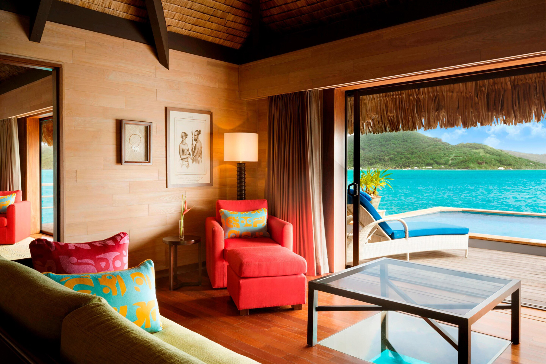 The St. Regis Bora Bora Resort – Bora Bora, French Polynesia – Royal Overwater Otemanu Villa with Pool Living Area