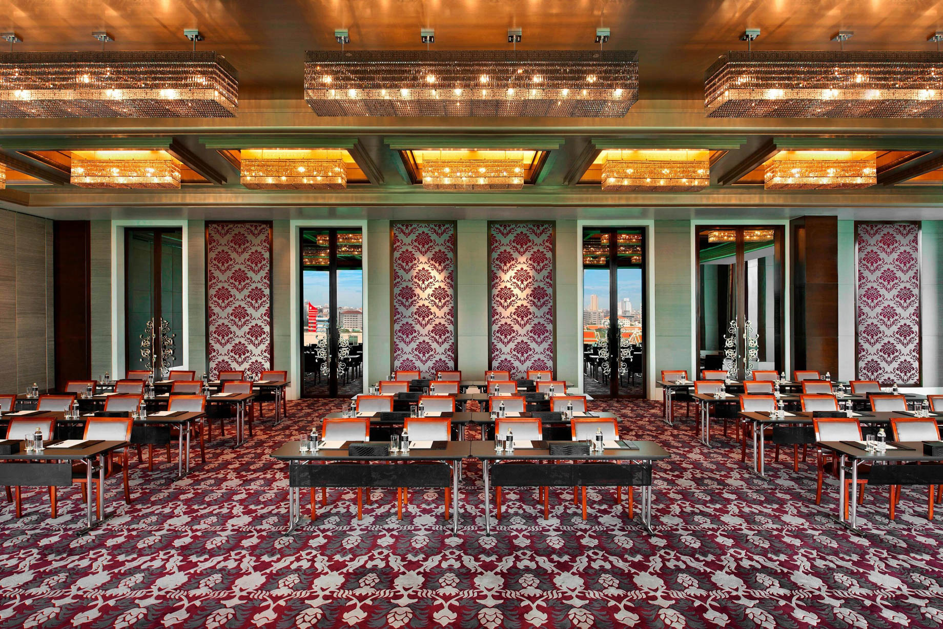 The St. Regis Bangkok Hotel – Bangkok, Thailand – Astor Ballroom Classroom Setup