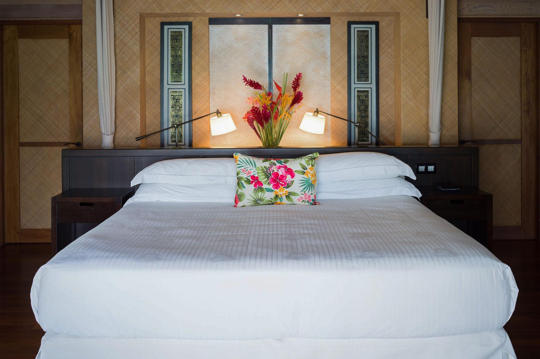 The St. Regis Bora Bora Resort – Bora Bora, French Polynesia – Superior King Overwater Villa Bedroom