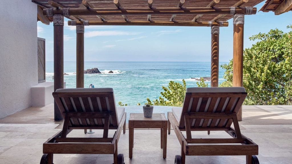 Four Seasons Resort Punta Mita - Nayarit, Mexico - Oceanfront Plunge Pool Suite Deck Chairs