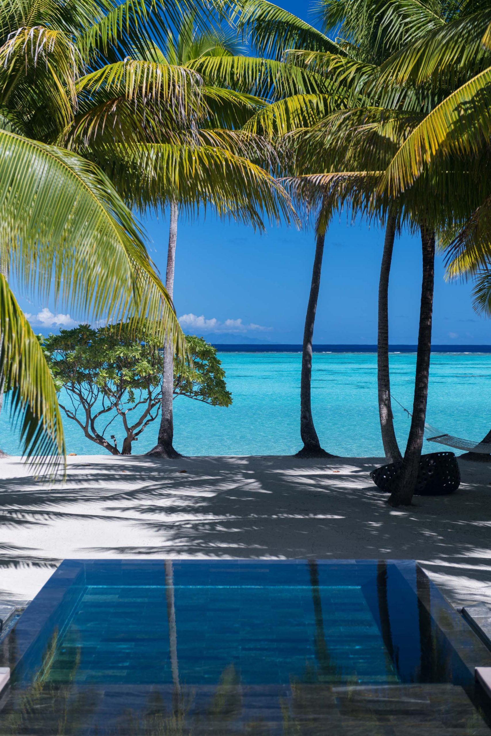 The Brando Resort – Tetiaroa Private Island, French Polynesia – 3 Bedroom Beachfront Villa Pool Deck Ocean View