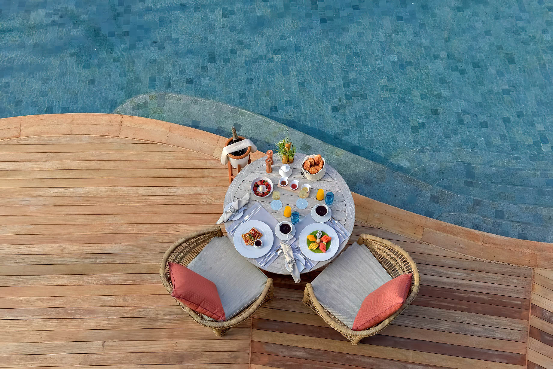 The Nautilus Maldives Resort – Thiladhoo Island, Maldives – Poolside Dining