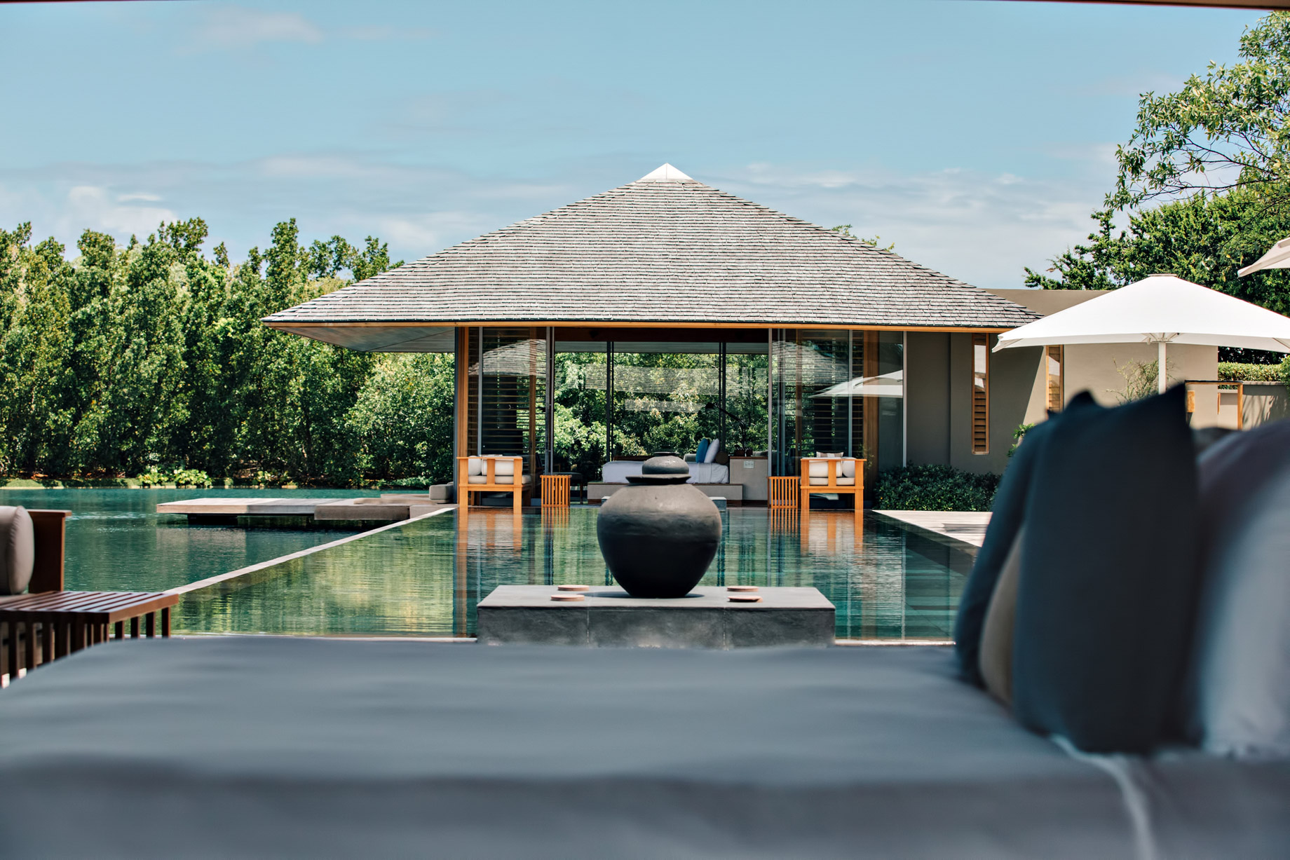Amanyara Resort – Providenciales, Turks and Caicos Islands – Villa Exterior Pool Deck View