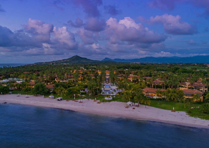 The St. Regis Punta Mita Resort - Nayarit, Mexico - Resort Sunset Aerial