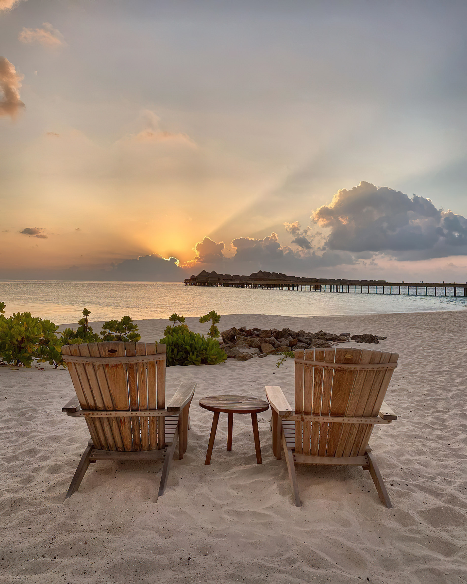 JOALI Maldives Resort - Muravandhoo Island, Maldives - Beach Chair Sunset