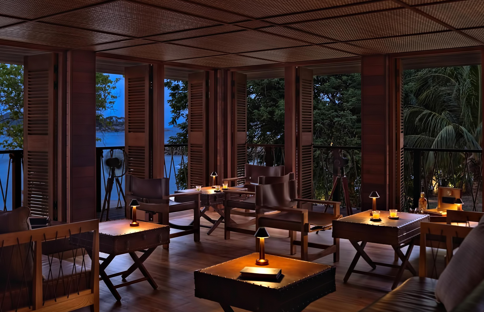 Six Senses Zil Pasyon Resort – Felicite Island, Seychelles – Rum Bar Evening