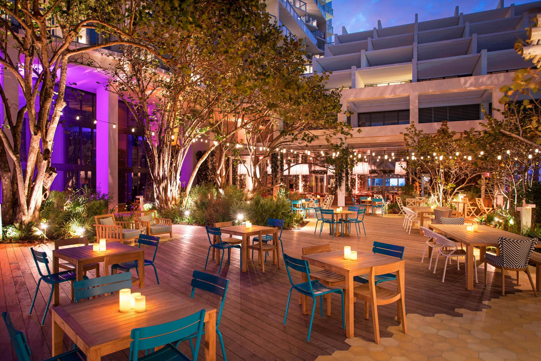 W South Beach Hotel – Miami Beach, FL, USA – Irmas Bar Seating Area