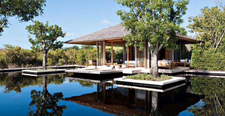 Amanyara Resort - Providenciales, Turks and Caicos Islands - Villa Bedroom Reflecting Pond Deck