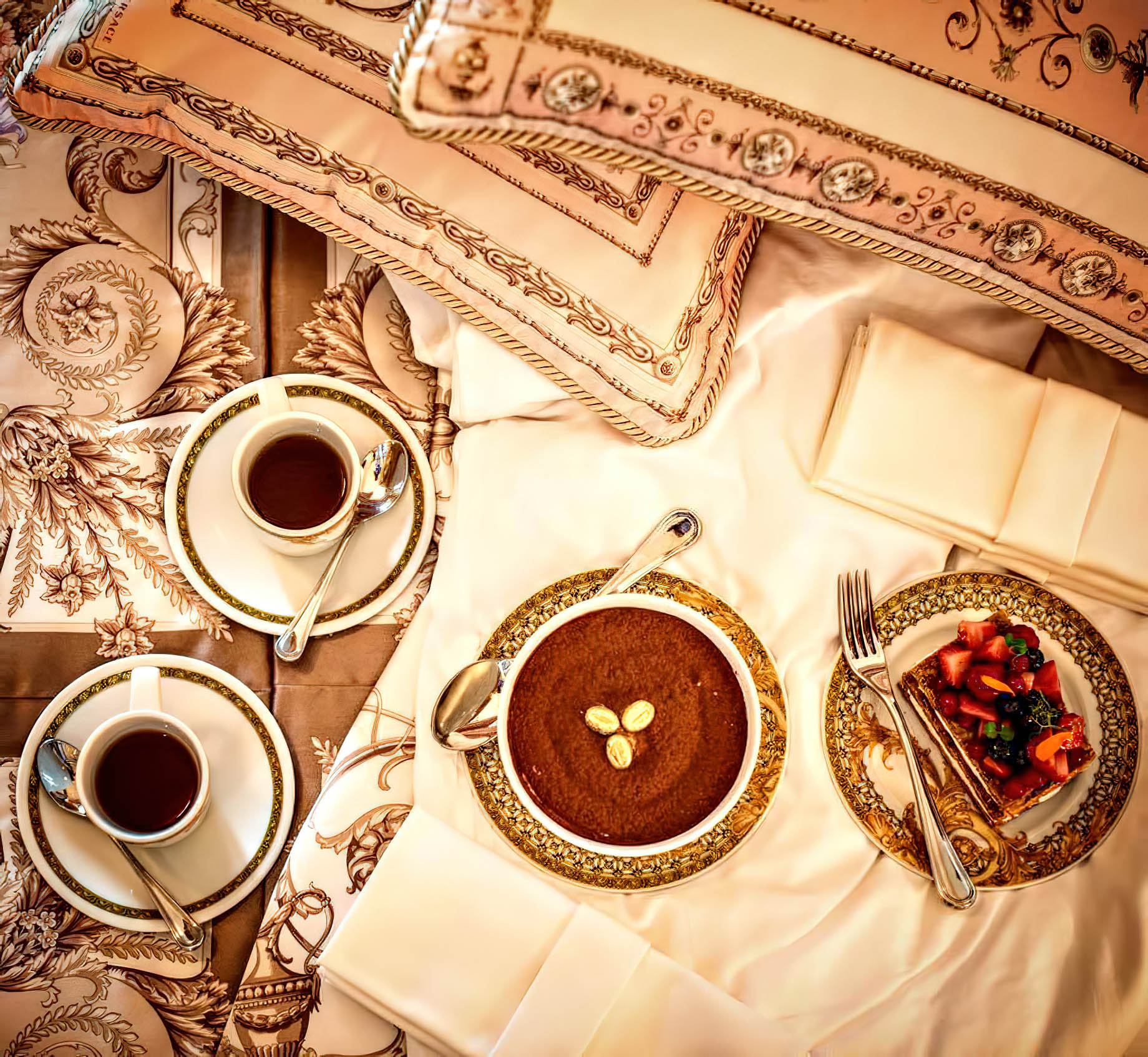 Palazzo Versace Dubai Hotel – Jaddaf Waterfront, Dubai, UAE – Morning Treats