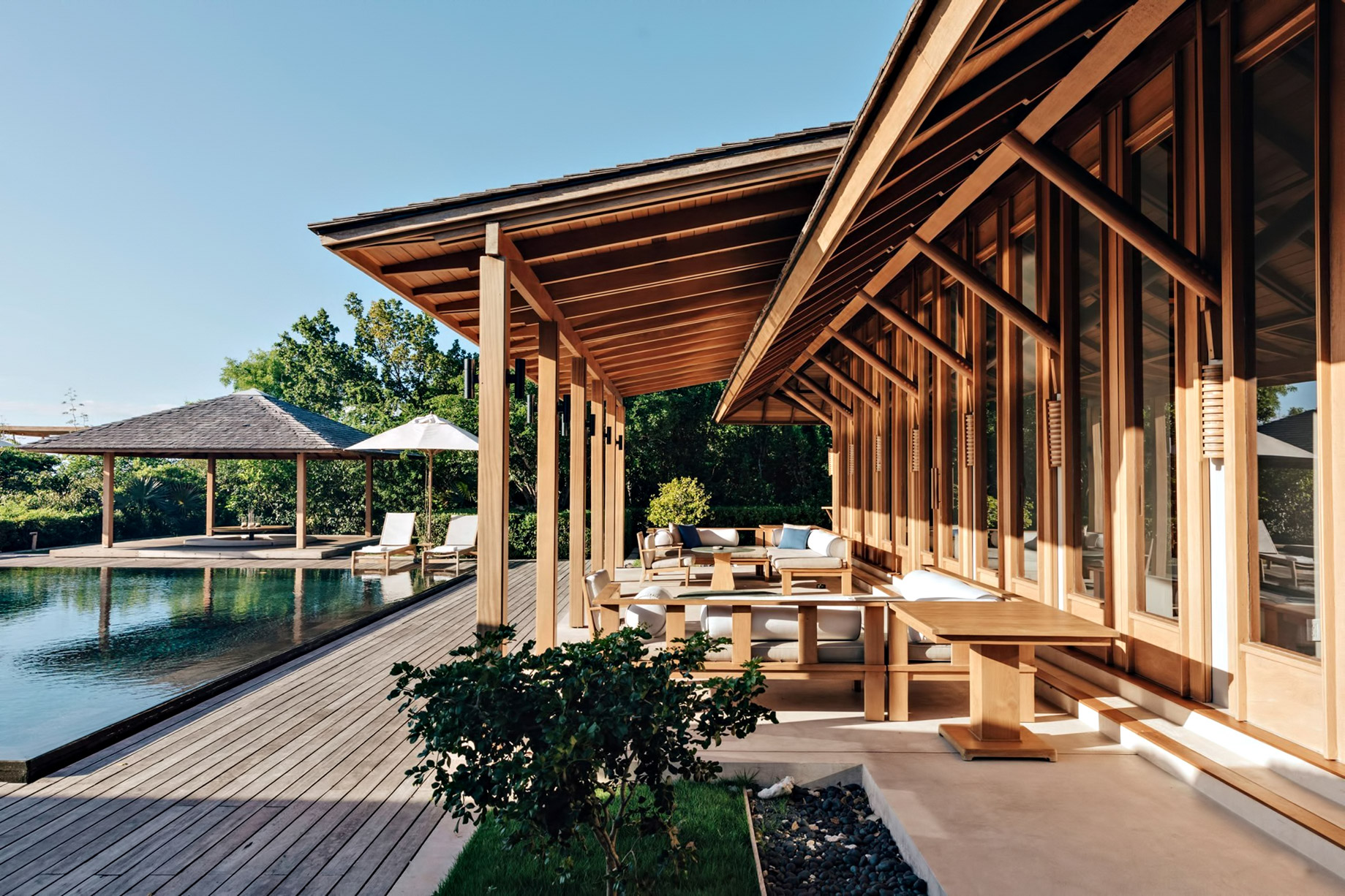 Amanyara Resort – Providenciales, Turks and Caicos Islands – Villa Exterior Covered Deck