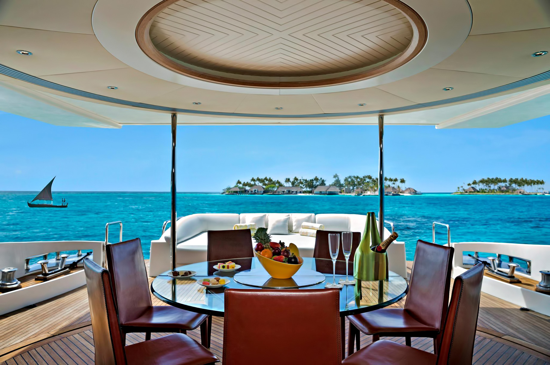 Cheval Blanc Randheli Resort – Noonu Atoll, Maldives – Azimut Yacht Interior