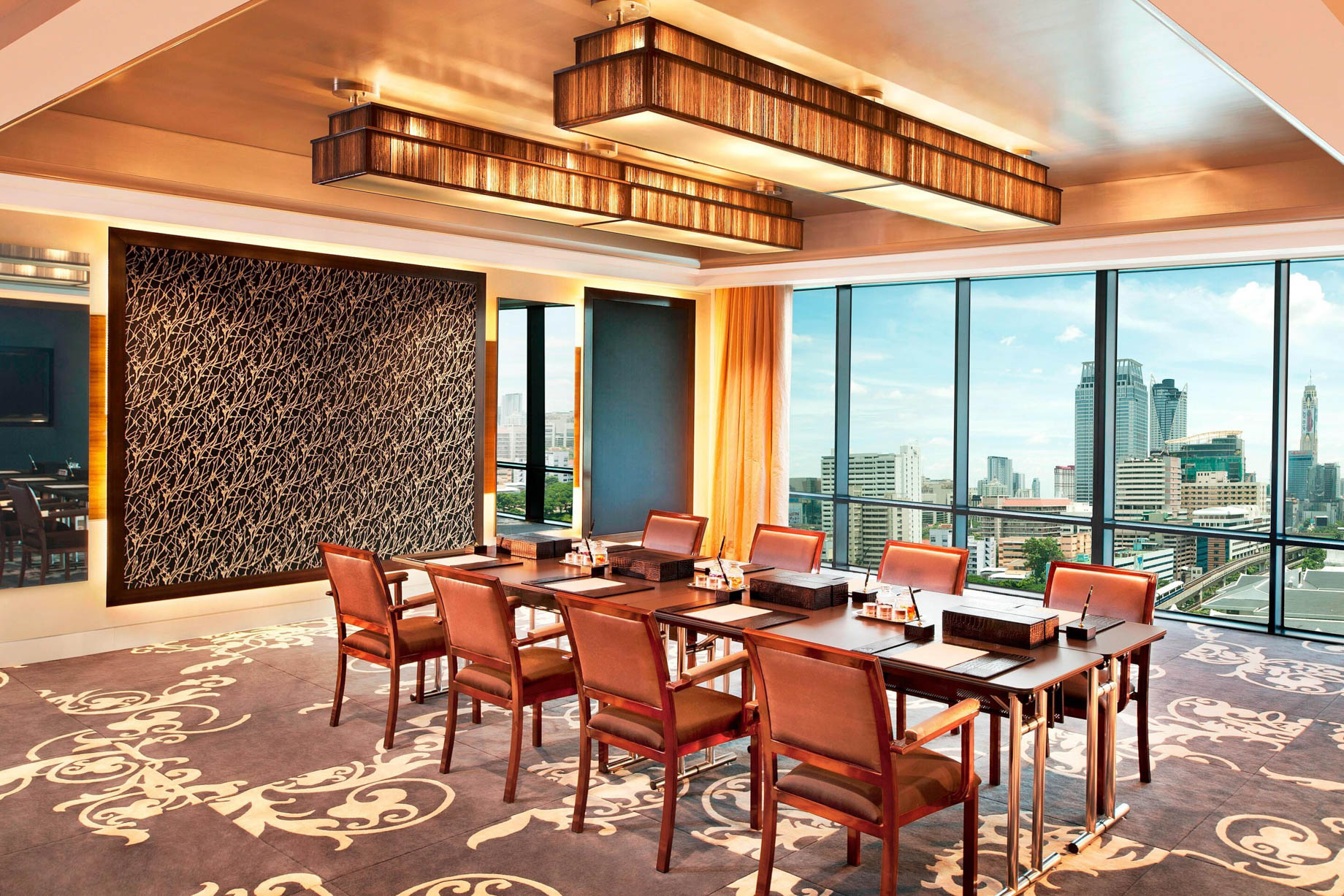 The St. Regis Bangkok Hotel – Bangkok, Thailand – Rajadamri III Boardroom Setup