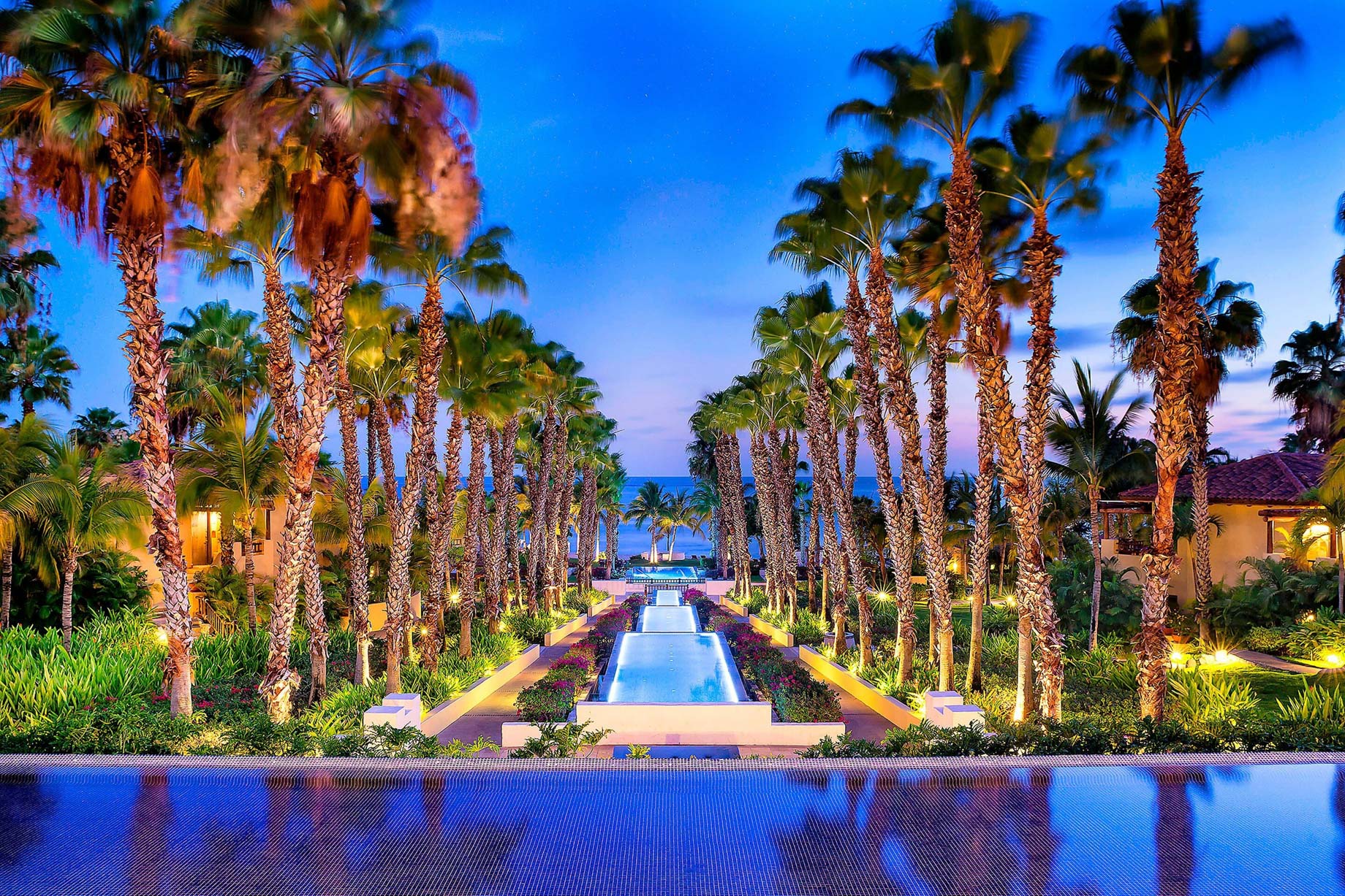 The St. Regis Punta Mita Resort – Nayarit, Mexico – Altamira Reflecting Pool Sunset