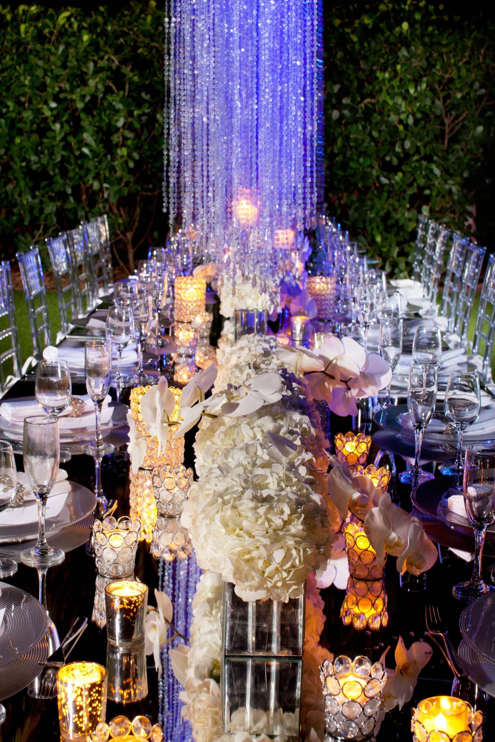 W South Beach Hotel – Miami Beach, FL, USA – LAWN Reception Setup Night
