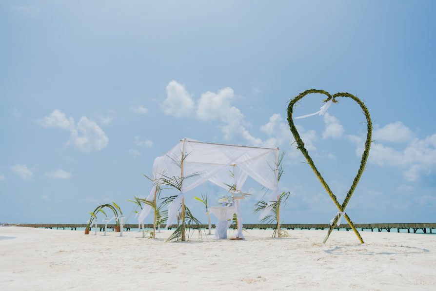 Soneva Jani Resort - Noonu Atoll, Medhufaru, Maldives - Tropical White Sand Beach Wedding