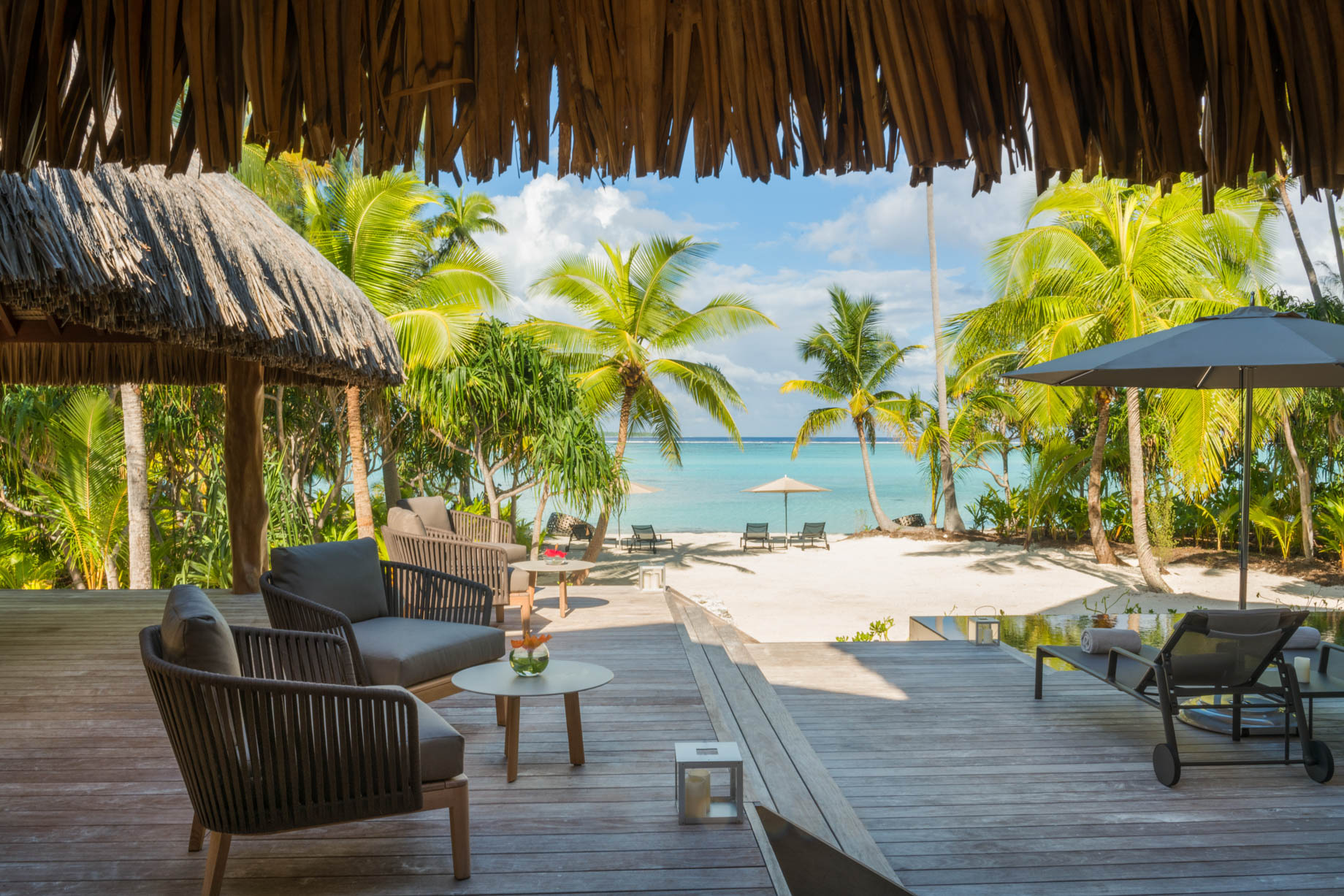 The Brando Resort – Tetiaroa Private Island, French Polynesia – The Brando Residence Beachfront Pool Deck